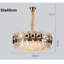 Charest 8 - Light Crystal Chandelier