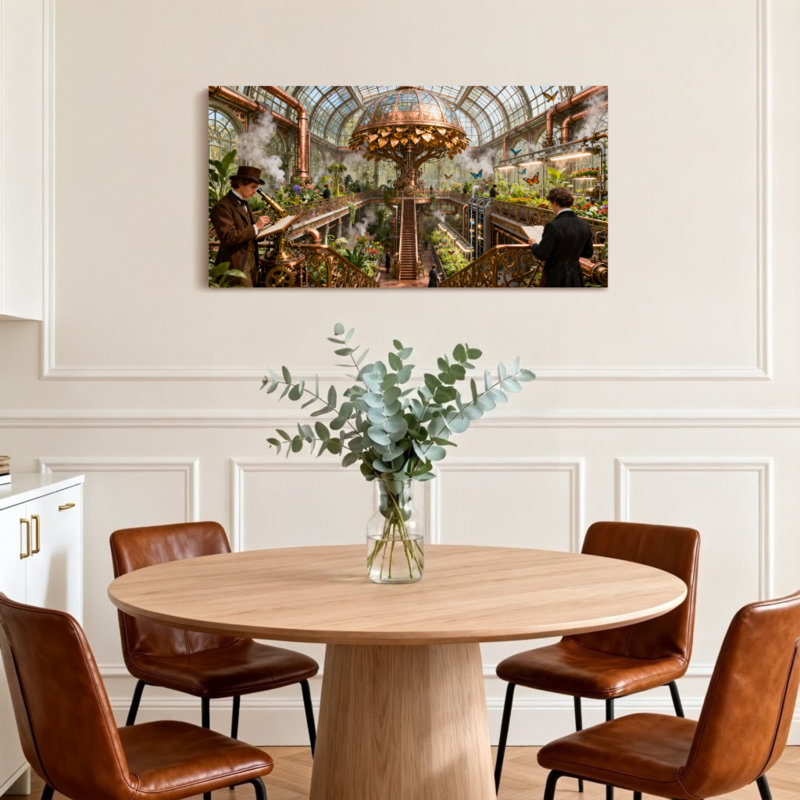 Art de scène de jardin fantastique et science-fiction Steampunk, H 20 po x l 40 po