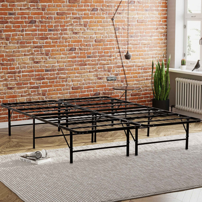 Base de lit plateforme en métal - Base de lit matelas, Lit double