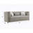 Gray Chenille Sofa W/3 Pillows