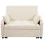 2 Seater Linen Sofa Bed-1220531941