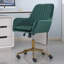 Ady Velvet Office Chair-1608456246