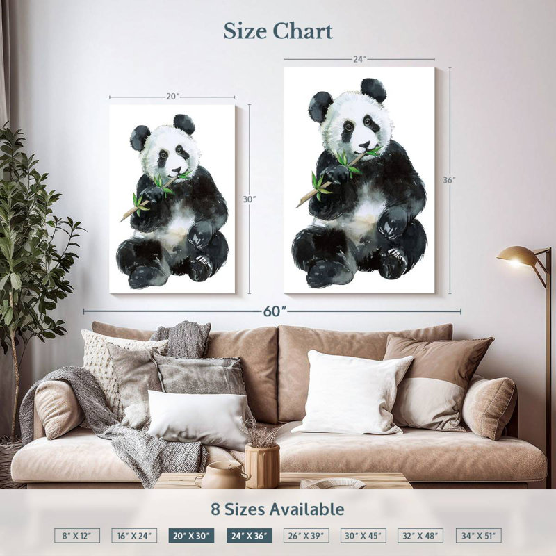 Brampt Adorable Baby Panda, 36" H x 24" W