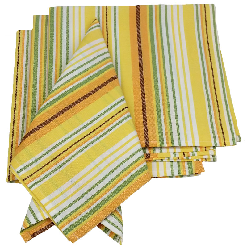 Coq-21X21-Serviettes-Ensemble de 4
