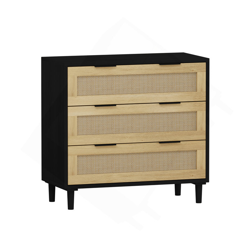 Aidelyn 3 -Drawer Accent Chest, Black