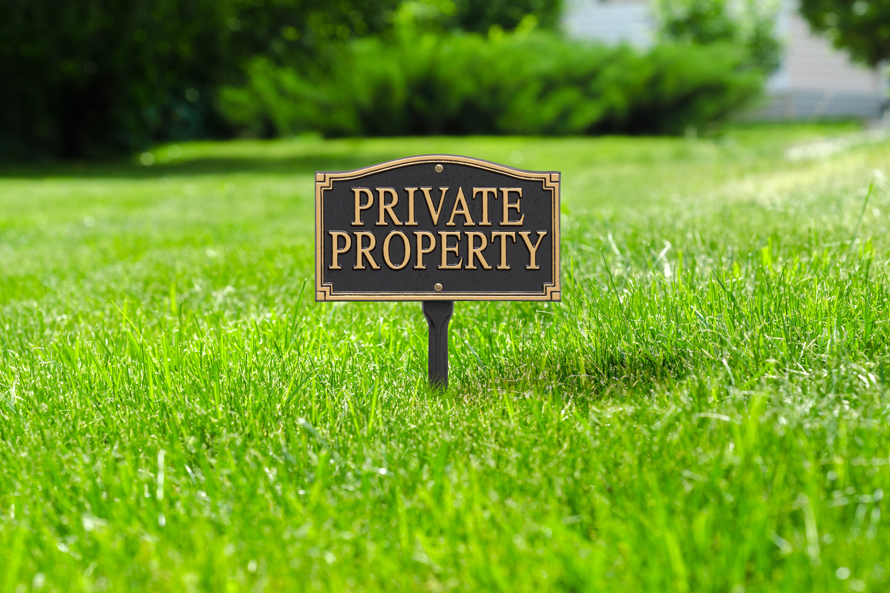 Whitehall Products Private Property Statement Garden Sign & Reviews ...