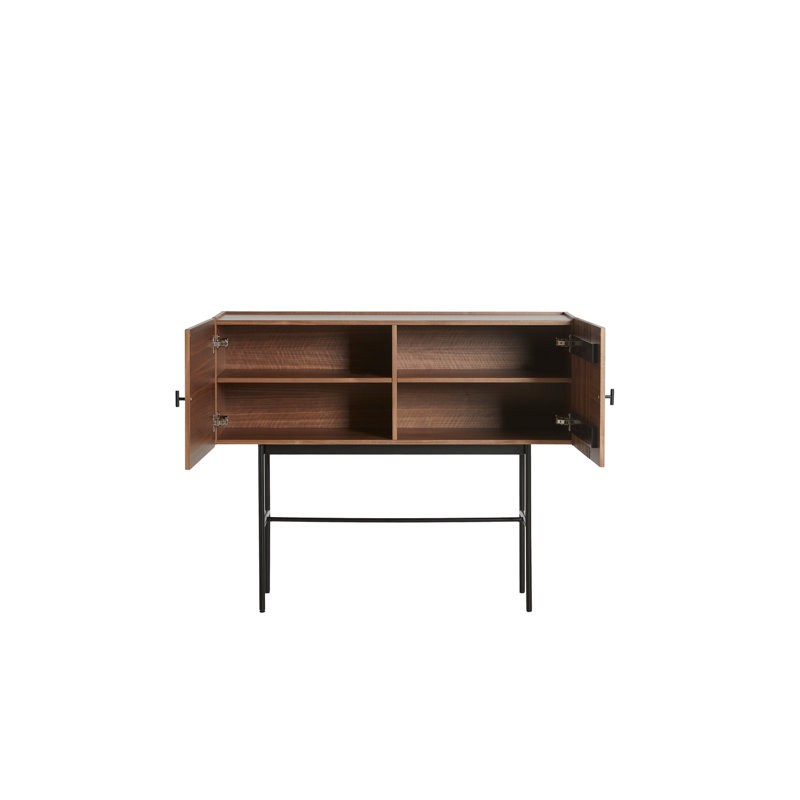 Array Sideboard (120 Cm), Black/Walnut