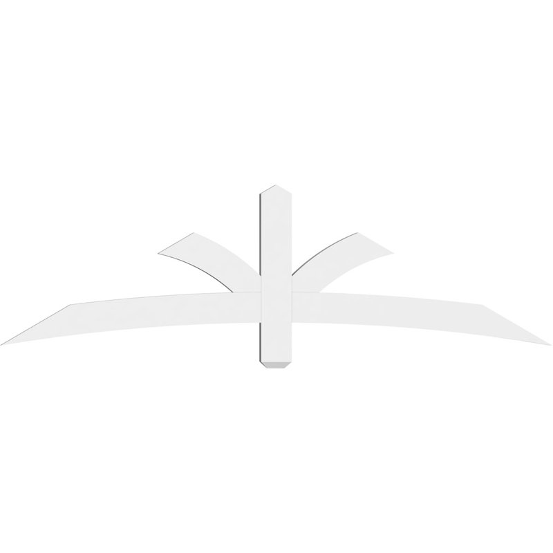 Support pour pignon Davenport, H 21 po x l 72 po (pas: 7/12), P 2 po x F 4 po, PVC