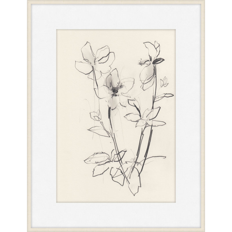Hellebore Study 1 Print, 40" H x 32" W