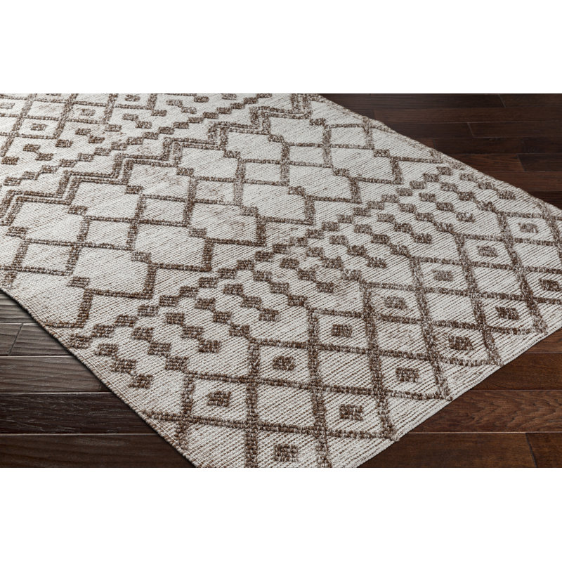 Geometric Area Rug, Rectangle 5' x 7'6"