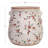 Red Floral Ceramic Centerpiece Vase