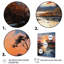 «Peach River Sapphire Serenity I», reproduction sur toile-1862069324-1862069321