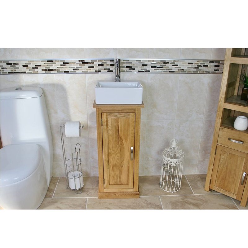 Craighead 350mm Single Bathroom Vanity with Vessel Ceramic Basin