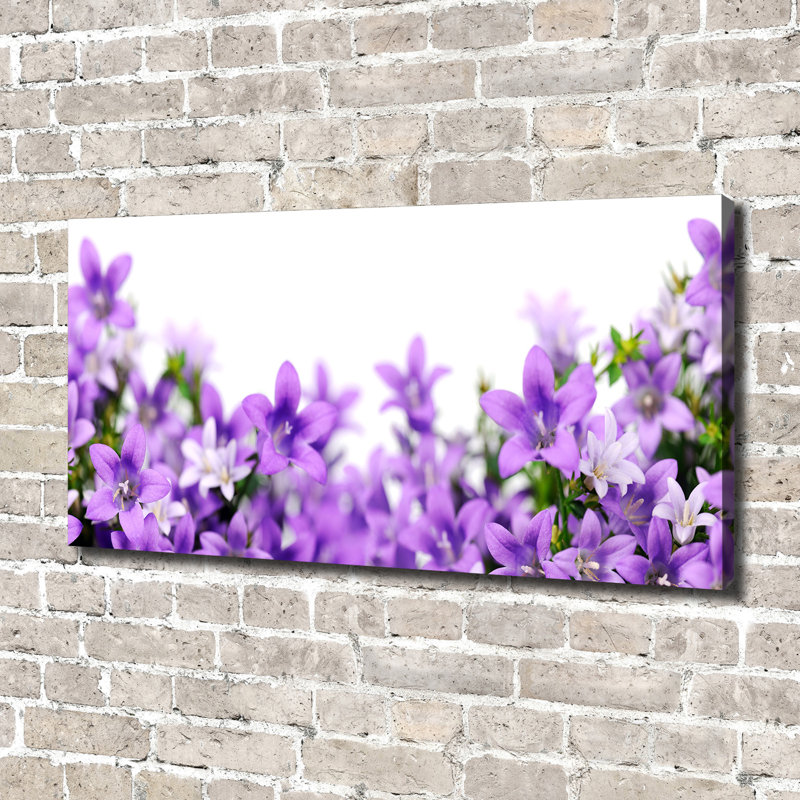 Purple Bells - Wrapped Canvas Print