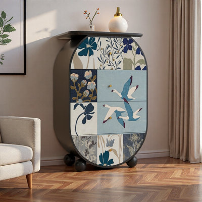 Armoire de rangement 4 tiroirs French