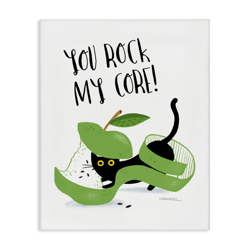 «Rock My Core Cat» par Leeza Hernandez, H 30 po x l 24 po