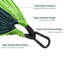 Adventure-Ready Double Camping Hammock with Tree Straps