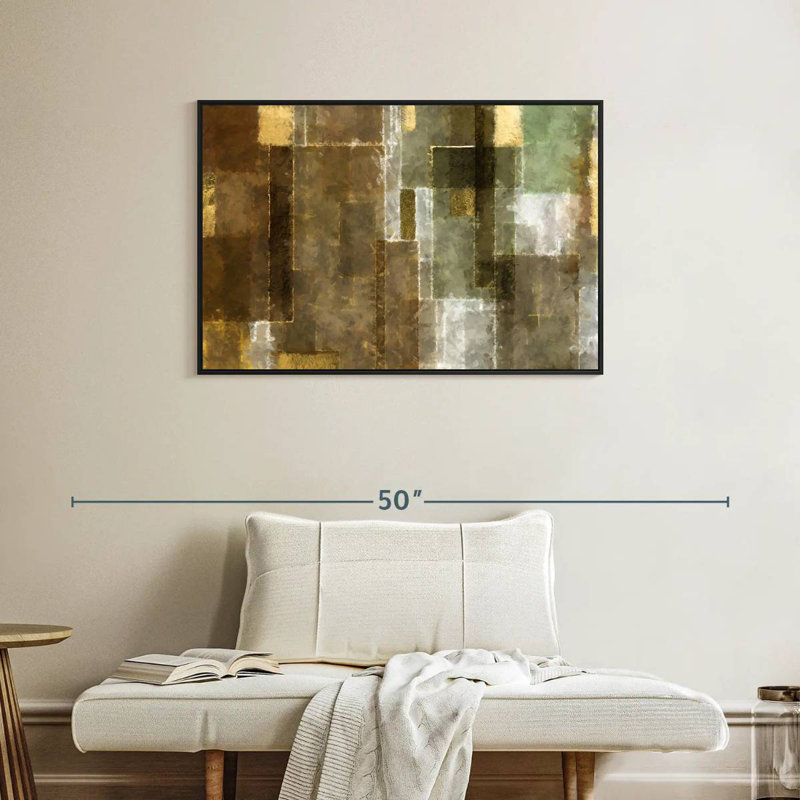 Motif géométrique abstrait Avery, H 25 po x l 37 po