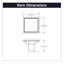 Fuse Square Knob-49413568-49413567