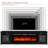 Leiloni 78" Fireplace TV Stand, Entertainment Center with 50" Electric Fireplace