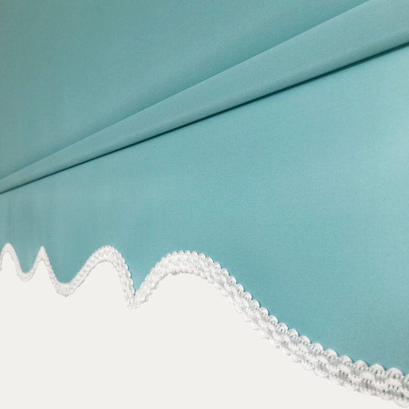 Rideau en polyester bleu élégant, 27,6 po x 78,7 po | Tissu 100% polyester durable, conception bloquant la lumière | Parfait pour le salon, la chambre à coucher et la décoration intérieure | Lavable à la machine et facile à suspendre