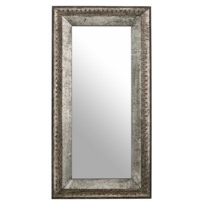 Merle Solid Wood Flat Wall Mirror