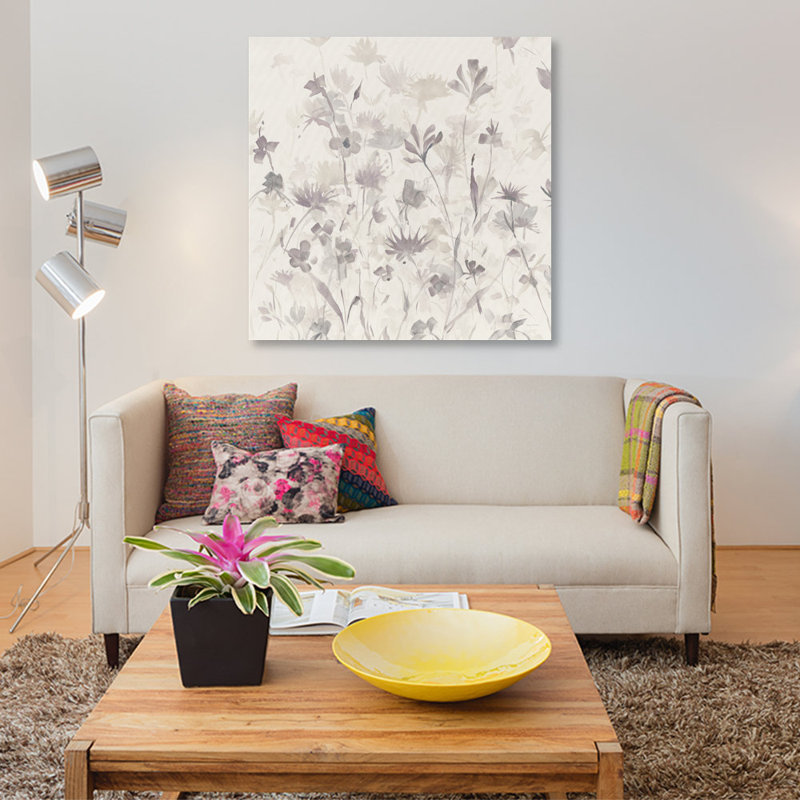 " Muted Garden Shadows IV " by Avery Tillmon, 12" H x 12" W x 0.75" D, Wrapped Canvas