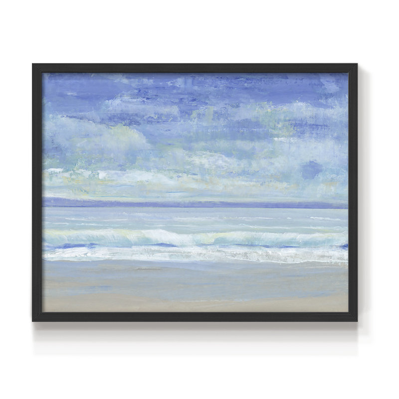 «Rolling Surf II», reproduction encadrée, Noir, noir, noir, noir, H 16 po x l 20 po