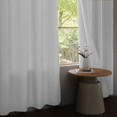 Outdoor Curtain Grommet Top, Waterproof Black Out Thermal Insulated Outdoor Bedroom Livingroom Curtains, Effective Sun and Privacy Protection Curtain, for Balcony Terrace Pergola Indoor, Single Panel, 100" W x 96" L Gray White