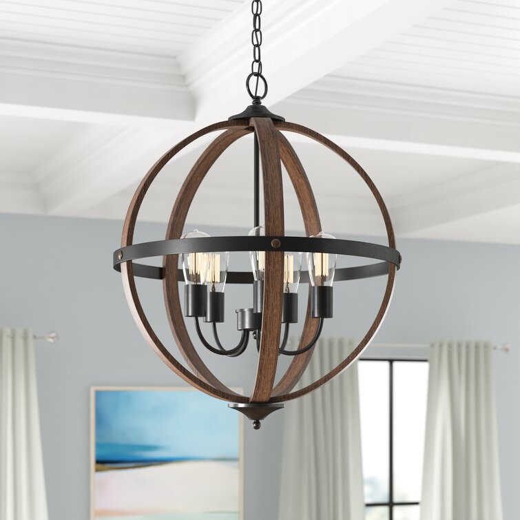 Barreras 5 - Light Unique / Statement Globe Chandelier