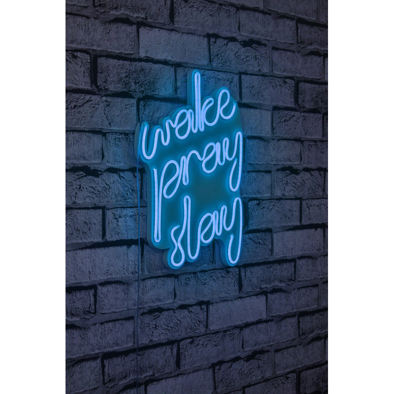 Flexible Neon LED Strip Lights, Waterproof IP67, 12V DC, 12.6 x 15.0 x 0.8 inches | 21,168 Watt | Built-in Wall Hanging System, Blue Color | Perfect for Home Decor, Parties, and Events | Energy Efficient Design