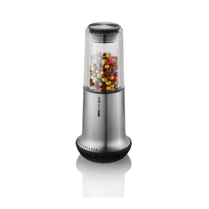 Brand No Power Source Required / Manual Salt & Pepper Shaker, Silver