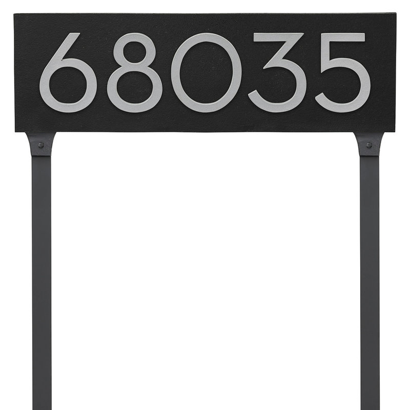 Rectangle pour pelouse, Noir / argent, Oui