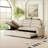 83.5" Convertible Sleeper Convertible Sofa Bed Polyester Pullout Bed-856794709