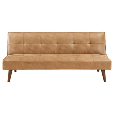 Saddle Upholstered Convertible Sofa Bed