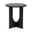 Table d'appoint ovale en bois-1124430814