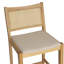 Tabouret carré rembourré avec dossier canne l 19 "Lummie-568953980-568953976