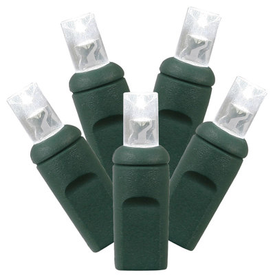 Single Mold Wide Angle LED Christmas light set 6"x35'L