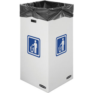 Open Kitchen Trash Can