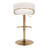 Swivel Upholstered Adjustable Height Counter Stool with Metal Frame-95612317