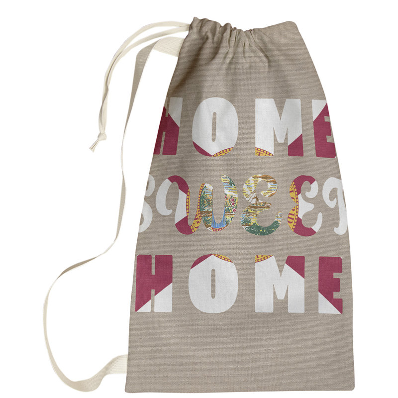 Fabric Laundry Bag with Handles, Large (76.5" H x 29.5" W x 1.5" D), Florida