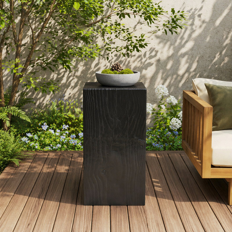 Table de bout MGO, Noir, H 27,75 po