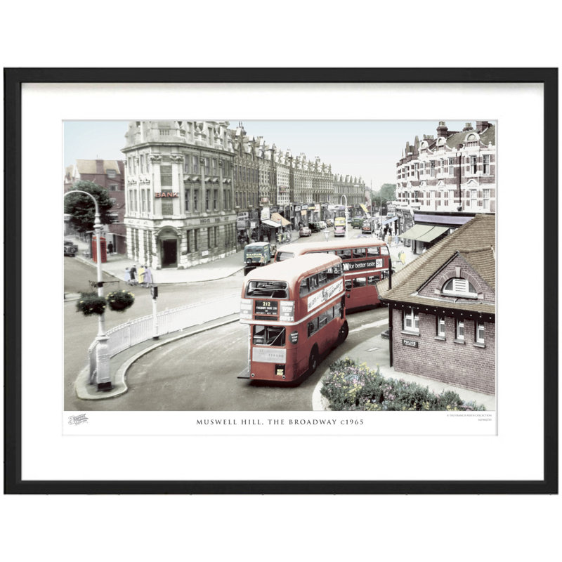 Muswell Hill, The Broadway C1965 by Francis Frith - Single Picture Frame Print, 40cm H x 50cm W x 2.3cm D