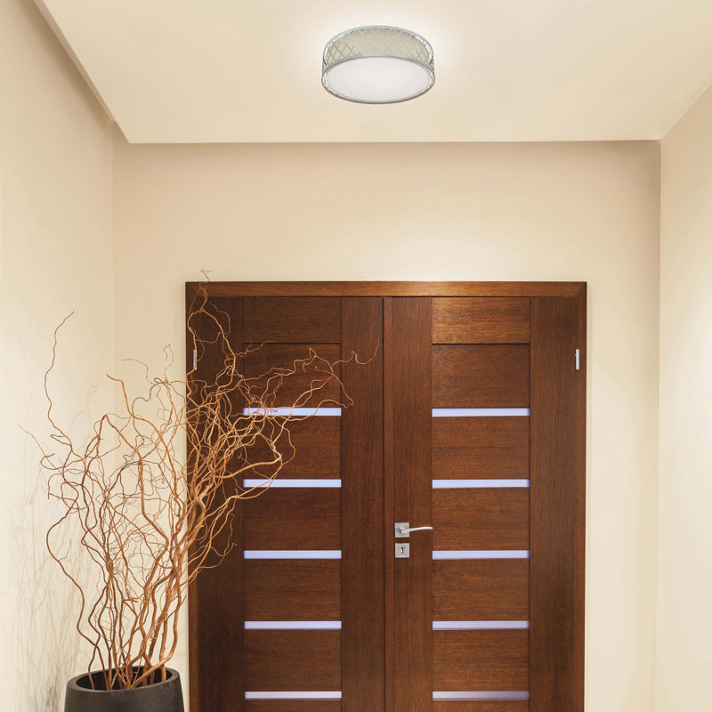 Giselle LED Flush Mount, Polished Nickel