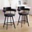 Tabouret de comptoir pivotant 26 po Rozie-1600544122