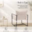 Chaise d'appoint Sling, fauteuil d'intérieur avec cadre en métal, ivoire-1808049315