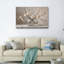 Ensemble de 1 tableau sur toile représentant un vase floral-129268965-129268968