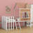 Metal Loft Bed With Ladder-114256616