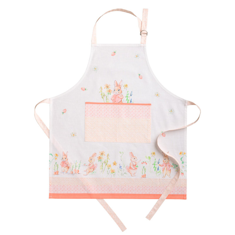 Tablier 100% coton 27,50 po x 31,50 po Maison d 'Hermine