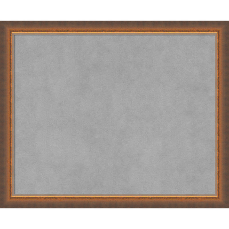 Tableau magnétique encadré en cuivre deux tons Elanni, 18" H x 22" W